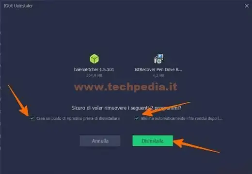 iobit uninstaller disinstallare programmi windows10 046