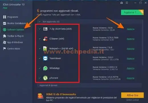 iobit uninstaller disinstallare programmi windows10 070