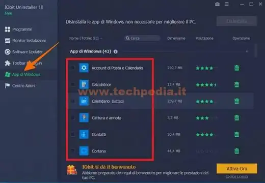 iobit uninstaller disinstallare programmi windows10 082