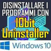 Iobit Uninstaller Disinstallare Programmi Windows10 Logo