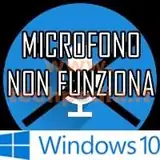 microfono non funziona windows 10 logo