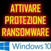 Protezione Ransomware Windows 10 Logo