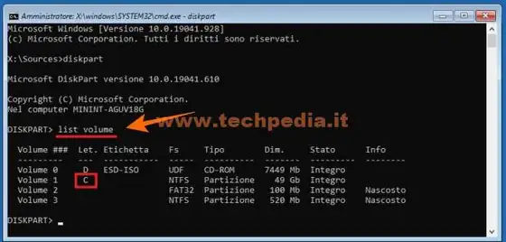 resettare password dimenticata windows 10 utilman 037