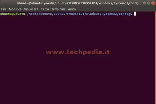 resettare password dimenticata windows10 034