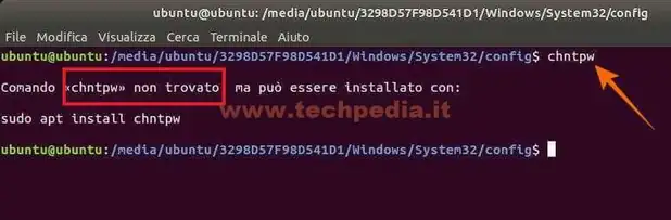 resettare password dimenticata windows10 037