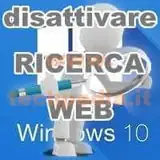 ricerca windows 10 non mostrare contenuti web logo