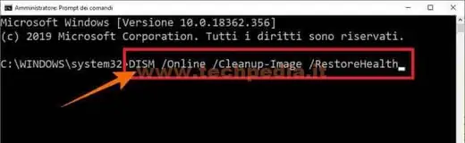 riparare file danneggiato windows10 007