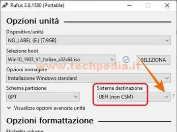 rufus per creare pendrive installazione windows 10 019gpt