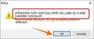 rufus per creare pendrive installazione windows 10 025