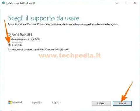 scaricare windows 10 microsoft creation tool 031ISO 