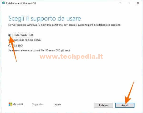 Scaricare Windows 10 Microsoft Creation Tool 031USB%20