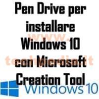 Scaricare Windows 10 Microsoft Creation Tool LOGOUSB