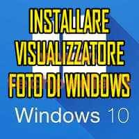Vecchio Visualizzatore Foto In Windows10 Logo