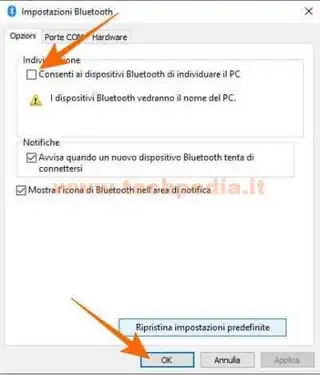 visibilita bluetooth computer windows 10 007