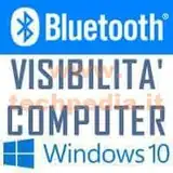 visibilita bluetooth computer windows 10 logo