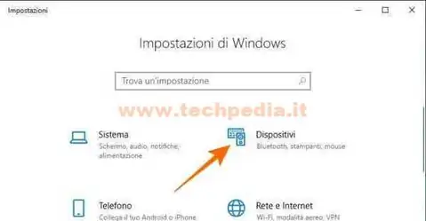 visualizzare icona bluetooth windows 10 010