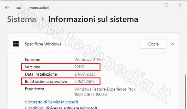 aggiornamento windows 11 23h2 013