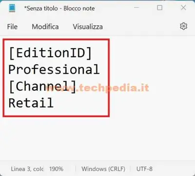 aggiornare windows 11 home a professional 022