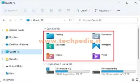 cambiare cartella download windows 11 010