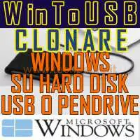 clonare windows disco esterno wintousb logo