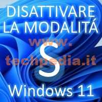 Disabilitare Modalita S Windows 11 Logo