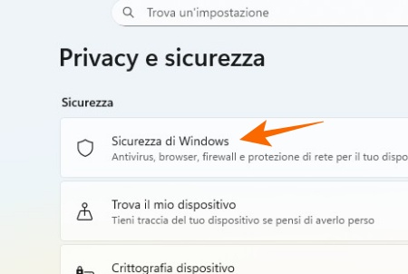 disattivare sicurezza windows defender 022