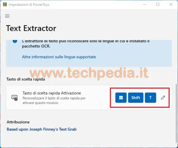 estrarre testo text extractor windows 11 022