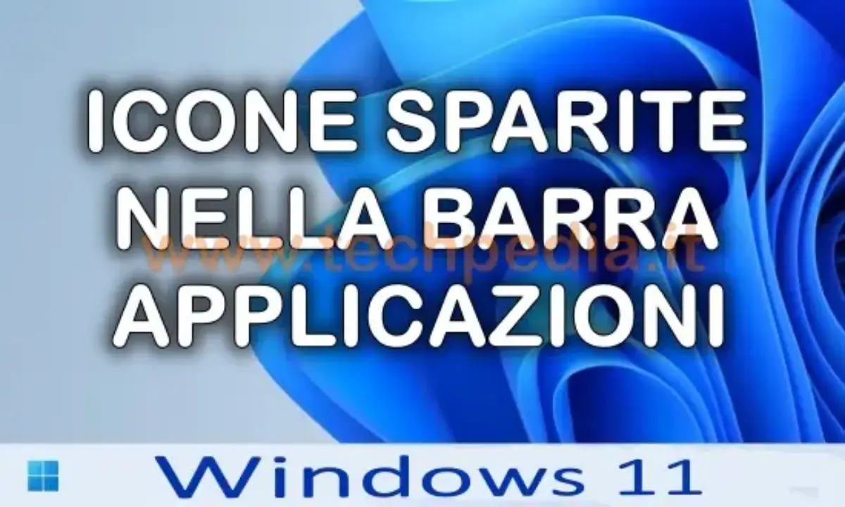 Icone sparite della barra applicazioni Windows 11