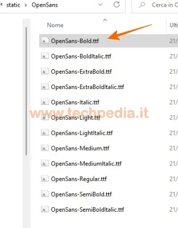 installare font windows 11 079