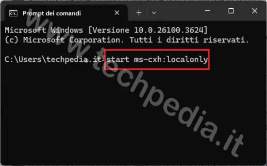 installare windows 11 senza account 052