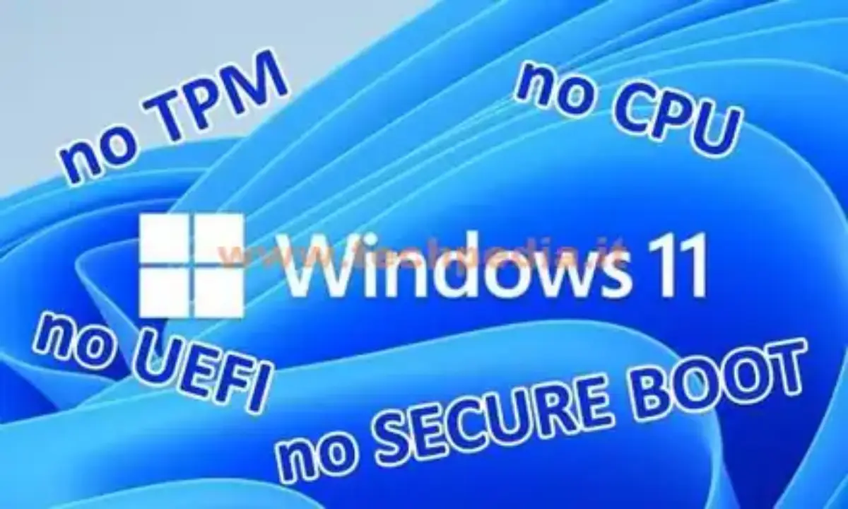 Installare Windows 11 in vecchi PC