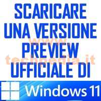 Windows 11 Download Ufficiale Preview Logo