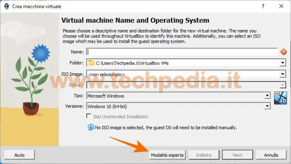 windows 11 macchina virtuale virtual box 045