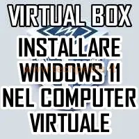 windows 11 macchina virtuale virtual box logo