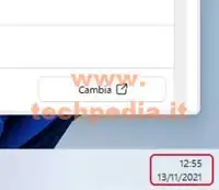 windows 11 orologio barra applicazioni monitor 061