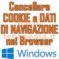 Cancellare Cookie Dati Navigazione Browser LOGO