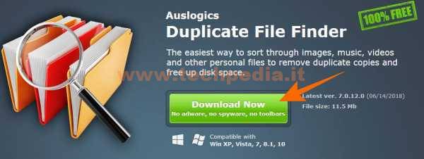 Cercare File Duplicati Windows Con Auslogics 007