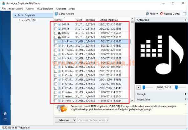 Cercare File Duplicati Windows Con Auslogics 070