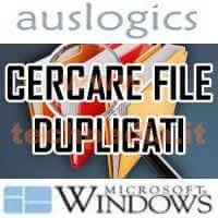 Cercare File Duplicati Windows Con Auslogics LOGO