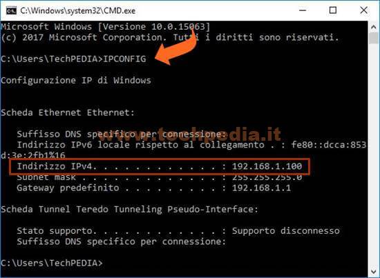 Conoscere Indirizzo Ip Computer Windows 010