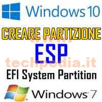 Creare Partizione Esp Windows Efi System Partition LOGO