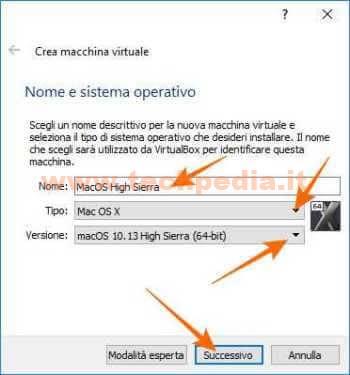 Installare Macos High Sierra In Windows Con Virtual Box 007