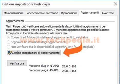 Verificare Aggiornare Versione Adobe Flash Player 014