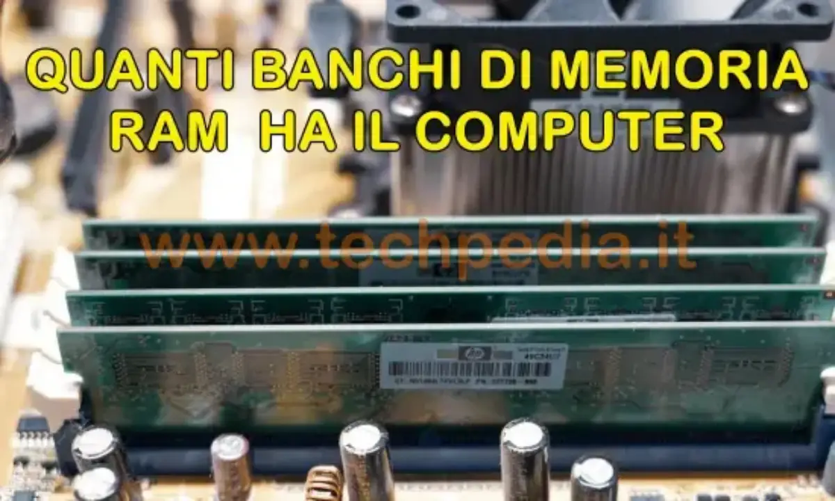 Conoscere la memoria RAM e i banchi di memoria liberi