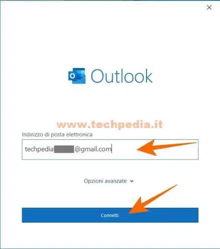 configurazione gmai outlook 040