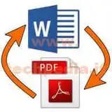 convertire word in pdf logo