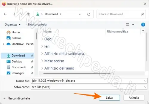 download java installare java 040