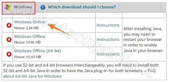 download java installare java 085