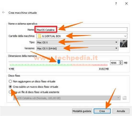 Installare Catalina Windows Virualbox 013