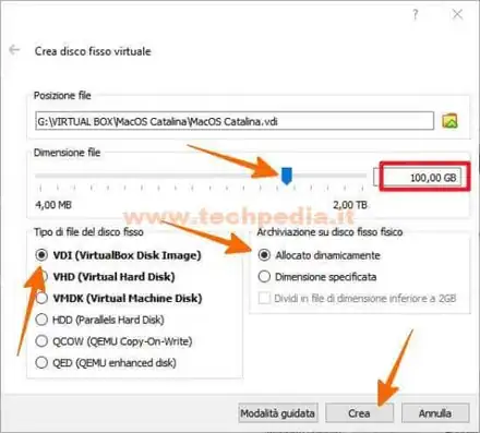 installare catalina windows virualbox 016